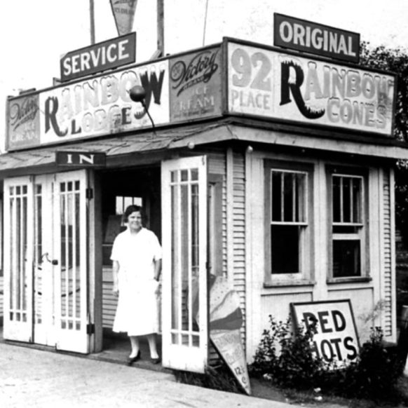 Photo shown is: Kathryn Sapp, co-founder of The Original Rainbow Cone